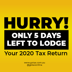 2020 Income Tax Returns are now OVERDUE! Lodge Your 2020 Income Tax Return Online Now